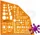 Rumold Ausbildungsschablone Metall, orange (2916)