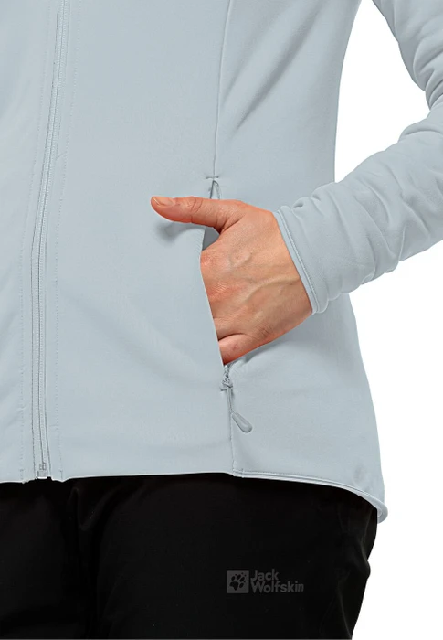 Jack Wolfskin Baiselberg Hoody FZ Jacke soft blue (Damen)