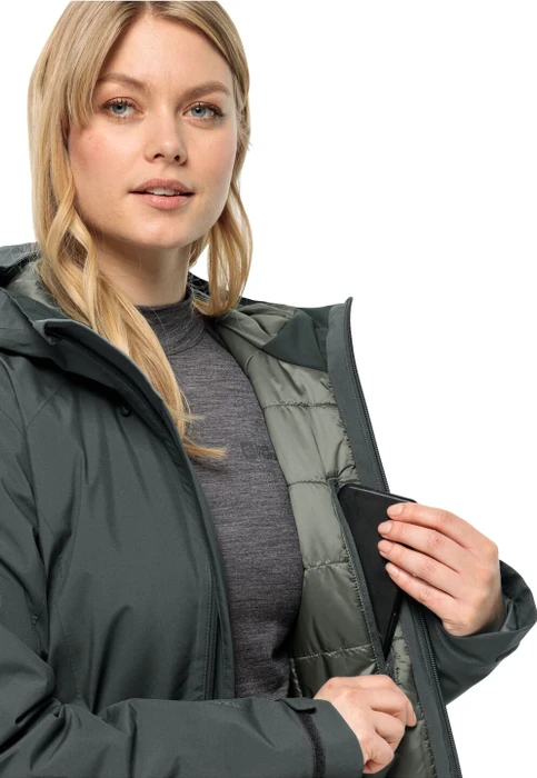 Jack Wolfskin Heidelstein Ins Funktionsjacke slate green (Damen)