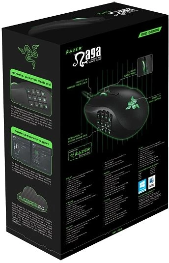 Razer Naga 2014 Expert MMO Gaming Mouse, USB