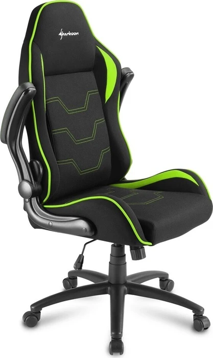 Sharkoon Elbrus 1 Gamingstuhl, schwarz/grün
