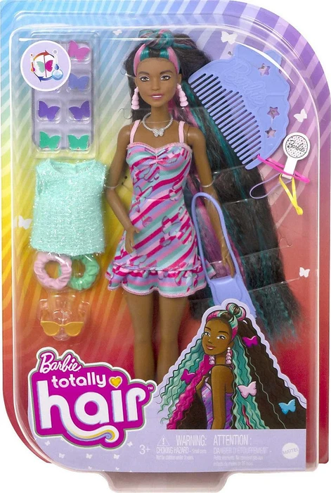 Mattel Barbie - Totally Hair Butterfly-themed