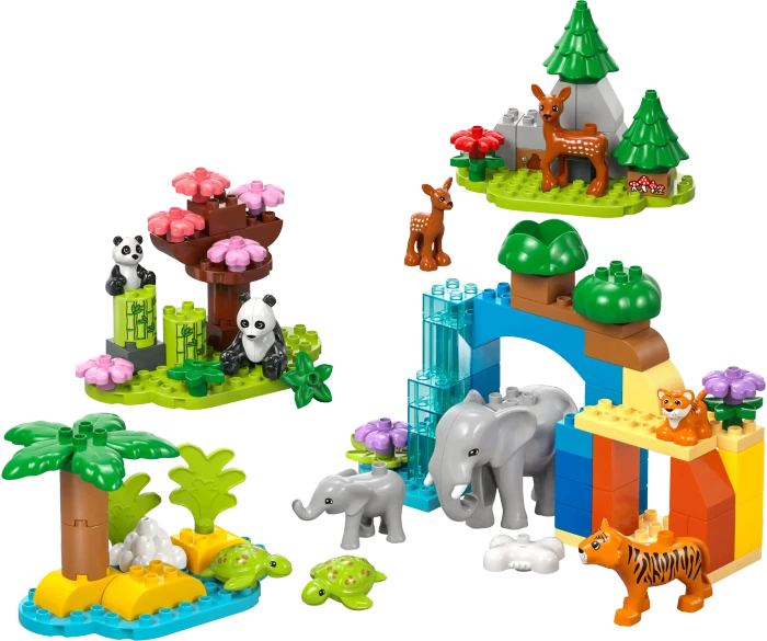 LEGO DUPLO - Wildtier-Familien 3-in-1-Set