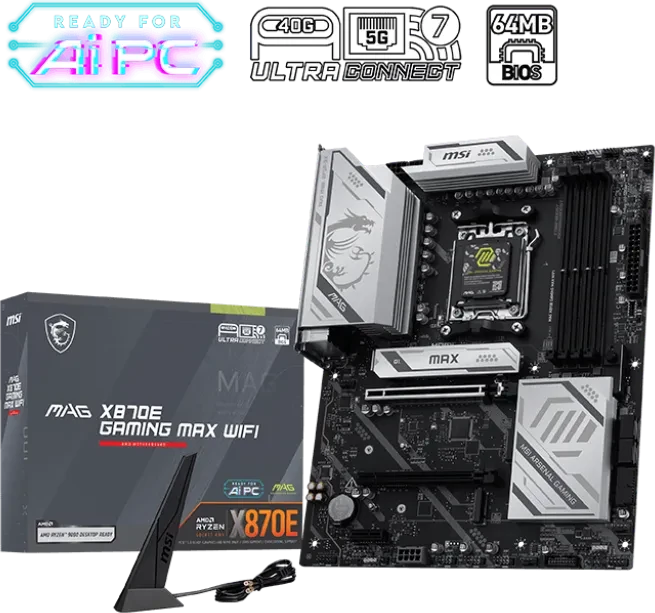 MSI MAG X870E Gaming MAX WIFI (AMD AM5)