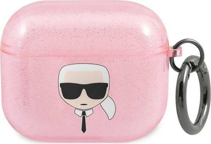 Karl Lagerfeld AirPods 3 Case Glitter rosa