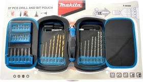 Makita Bohrer-/Bits-Zubehörset inkl. Werkzeugbox, 37-tlg.