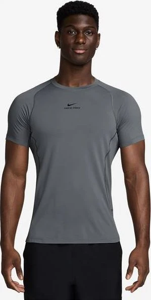 Nike Pro Training Dri-FIT Funktionsshirt kurzarm smoke grey/black (Herren)