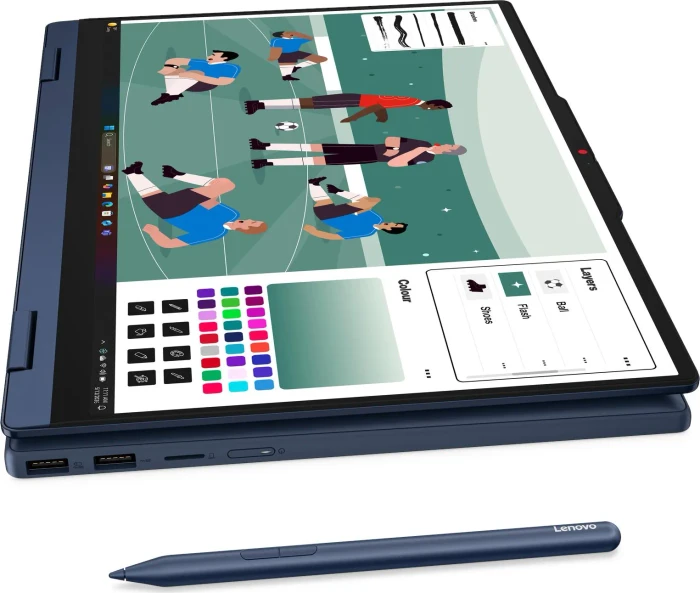 Lenovo IdeaPad 5 2-in1 14IPH11, Cosmic Blue, Core Ultra 7 355, 16GB RAM, 512GB SSD, DE