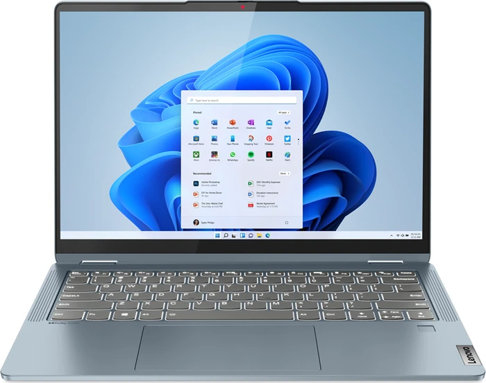 Lenovo IdeaPad Flex 5 14ALC7, Stone Blue, Ryzen 5 5500U, 16GB RAM, 512GB SSD, DE