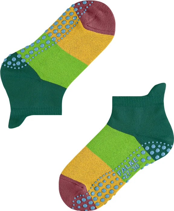 Falke Colour Block Socken emerald (Junior)