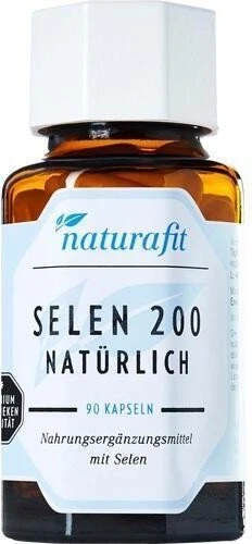 naturafit Selen 200 natürlich Kapseln, 90 Stück
