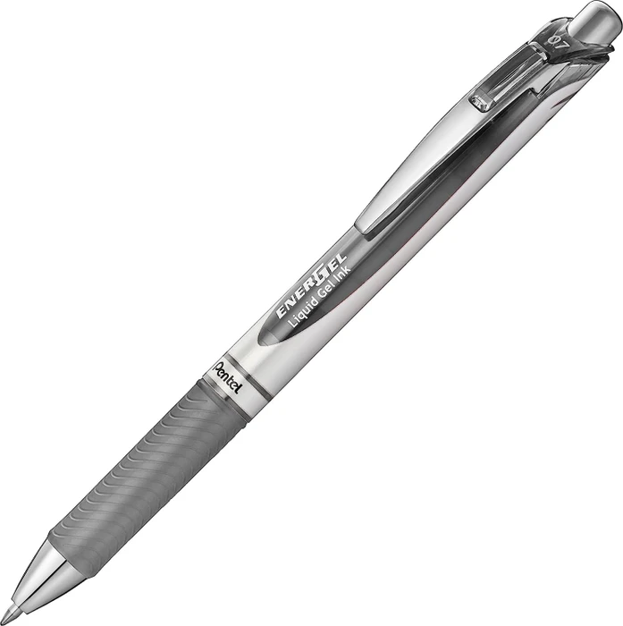 Pentel EnerGel XM BL77 Gelroller grau/silber