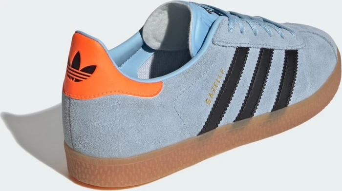 adidas Gazelle clear sky/core black/solar orange (Junior)