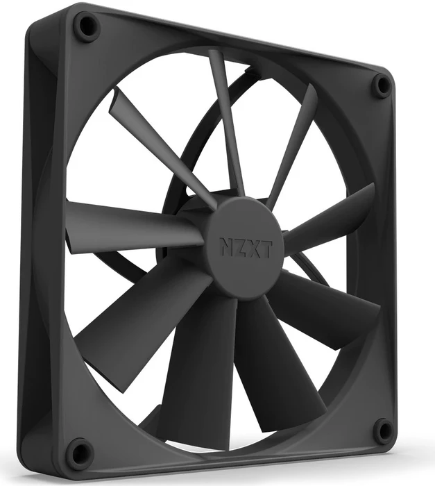 NZXT F Series F140Q (2022), Matte Black, schwarz, 140mm