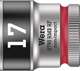 Wera 8790 HMB HF Zyklop Außensechskant Steckschlüssel 3/8", 17x29mm