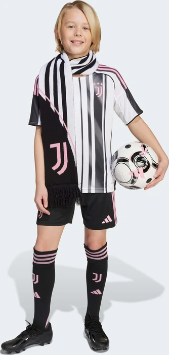 adidas Juventus Turin 2025/2026 Heimtrikot schwarz/weiß (Junior)