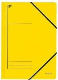 Leitz Dreiflügelmappe Karton mit Eckspanner, A4, gelb