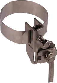 Dehn Antennen-Bandrohrschellen komplett BRS 16.89 AK1X10 2X6.8 V2A