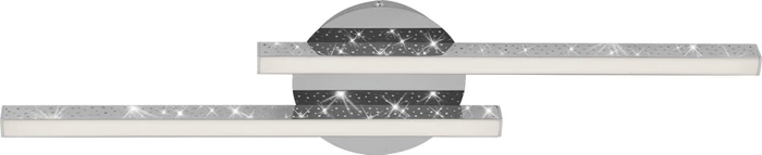 Briloner Rey LED Deckenleuchte 10.5W 60cm chrom
