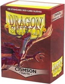 Dragon Shield Matte Sleeves Standard crimson, 100 Stück