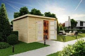 Lasita Maja Zambezi 6 Gartenhaus natur