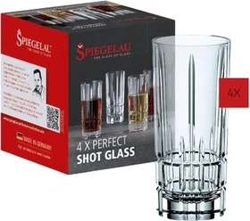 Spiegelau Perfect Serve Collection Schnapsglas, 4 Stück
