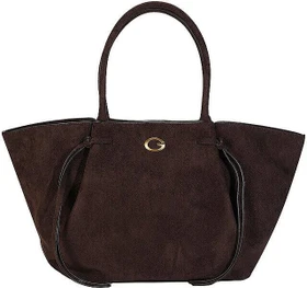 Guess Allegra Wildleder Tote Shopper espresso