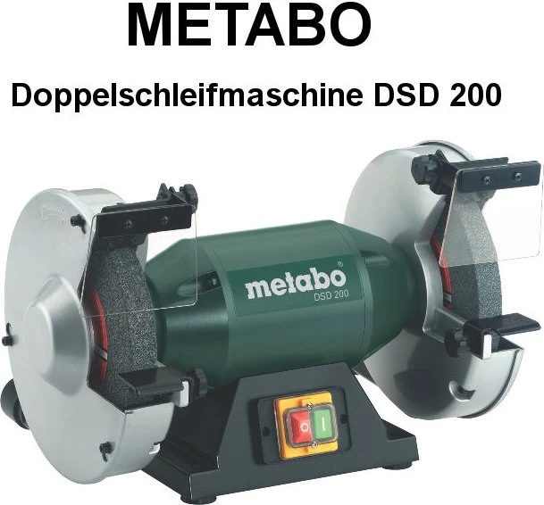 Metabo DSD 200 Elektro-Doppelschleifer