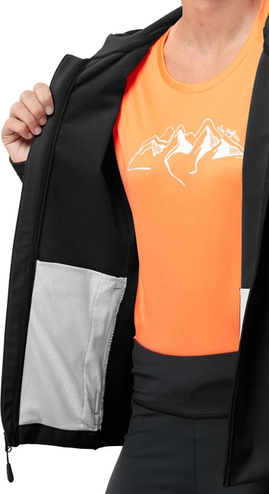 Jack Wolfskin Bornberg Hoody Funktionsjacke schwarz (Damen)