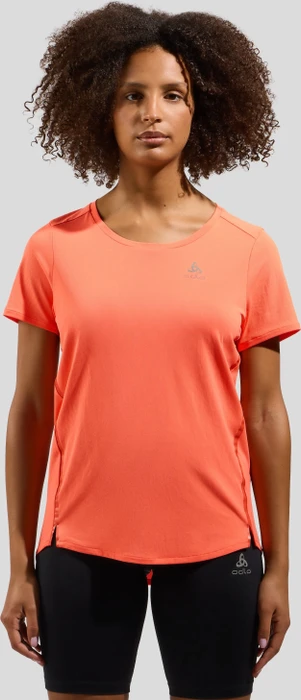 Odlo Zeroweight Chill-Tec Funktionsshirt kurzarm living coral (Damen)