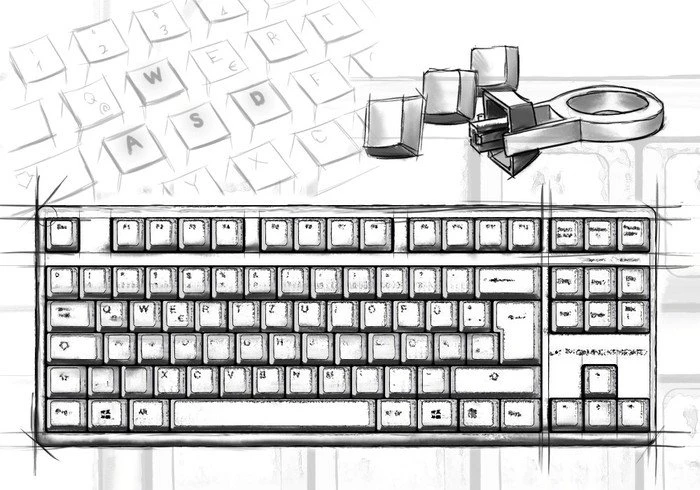 Lioncast LK20, MX BROWN, USB, DE