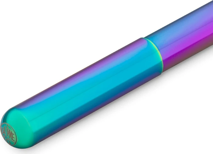 Kaweco Collection Liliput Kolibri blau/violett, rechte Hand, breit