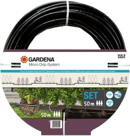 Gardena Micro-Drip-System Tropfrohr Basisset ober-/unterirdisch 13mm, 50m