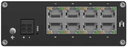Teltonika TSW Industrial Railmount Switch, 8x RJ-45