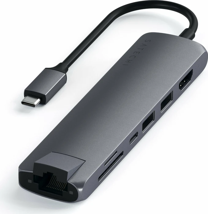 Satechi USB-C Slim Multi-Port with Ethernet Adapter