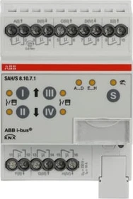 ABB SAH/S8.10.7.1 Schalt-/Jalousieaktor 8-fach, 230V, 10A, 4TE REG, Schaltaktor (2CDG110247R0011)