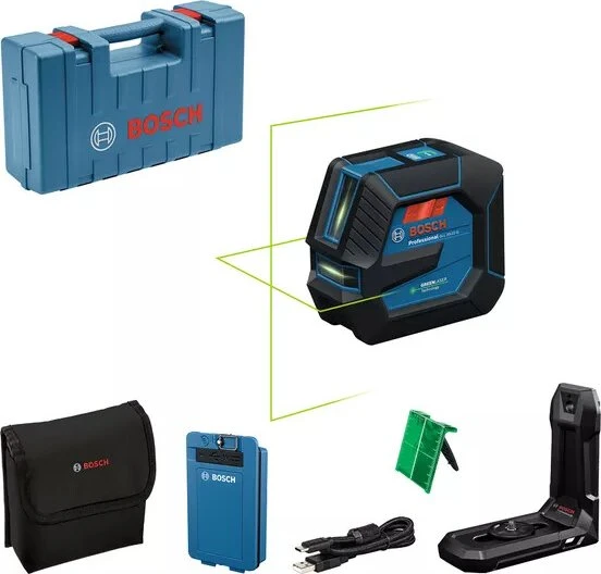 Bosch Professional GLL 20-22 G Akku-/Batterie-Linienlaser inkl. Koffer + Akku + Zubehör