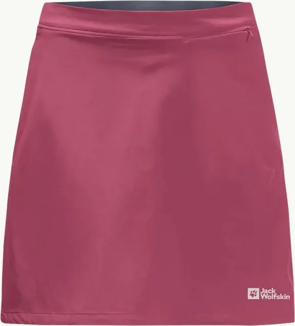 Jack Wolfskin Hilltop Trail Skort kurz sangria red (Damen)