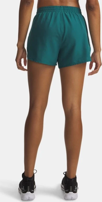 Under Armour Fly By 8cm Hose kurz rack green/reflective (Damen)
