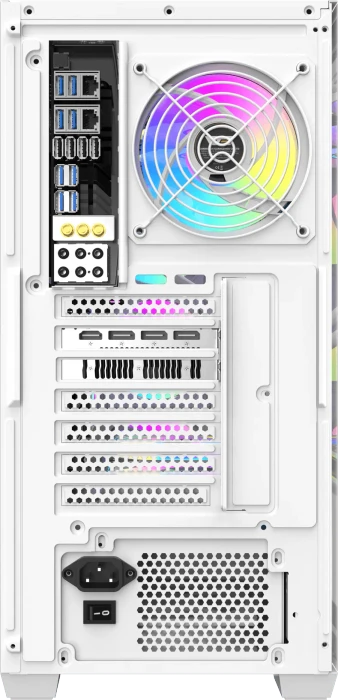 DarkFlash DS900WD White, Glasfenster
