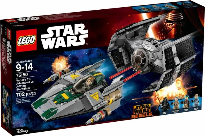 LEGO Star Wars Episode VII - Vader's TIE Advanced vs. A-Wing Starfighter