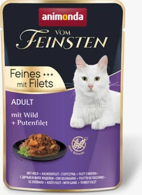 animonda Vom Feinsten Adult, mit Wild + Putenfilet, 1.53kg (18x 85g)