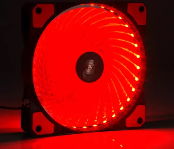 Akyga LED-Lüfter rot, 120mm