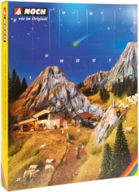 Noch Weihnachts-Krippe Bastel Adventskalender H0
