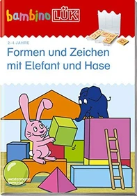 bambino LÜK Wahrnehmung und Konzentration Formen und Zeichen mit Elefant und Hase