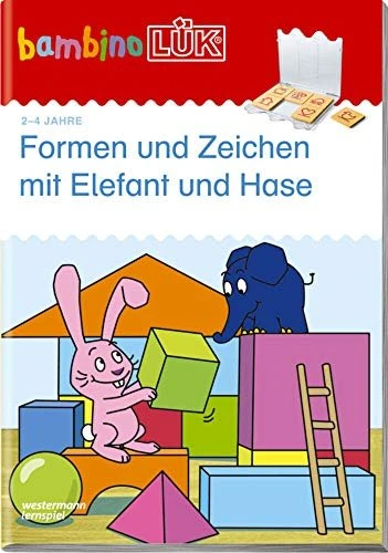 bambino LÜK Wahrnehmung und Konzentration Formen und Zeichen mit Elefant und Hase