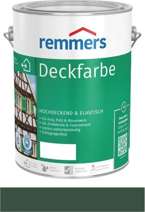 Remmers Deckfarbe flaschengrün, 5l