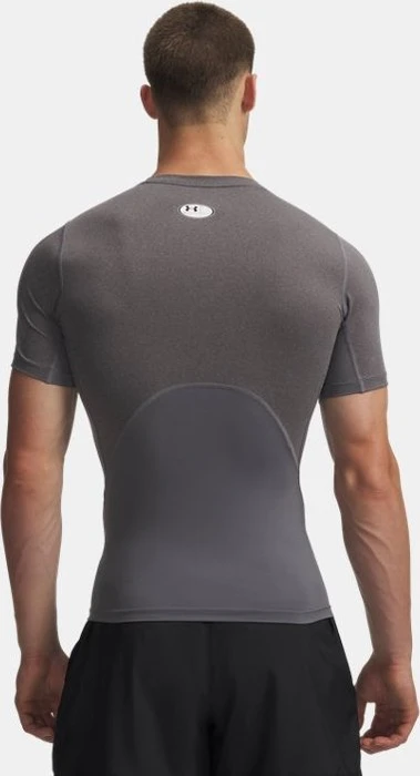 Under Armour HeatGear Armour Funktionsshirt kurzarm carbon heather/black (Herren)