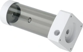 Barrow PBTT-WBW3 DDC Ausgleichsbehälter, 164mm, weiß/schwarz transparent