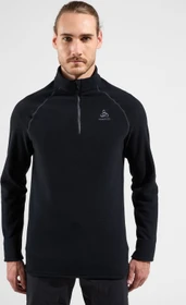 Odlo Rigi Mid Layer Half Zip Laufshirt langarm schwarz (Herren)